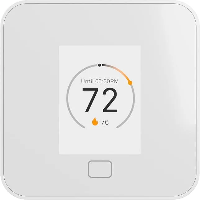 Lux TQ1 Smart Thermostat for Home, Programmable WiFi with Matter Protocol for Temperature Control, C-Wire or Power Bridge Required - Works with Apple Ho…