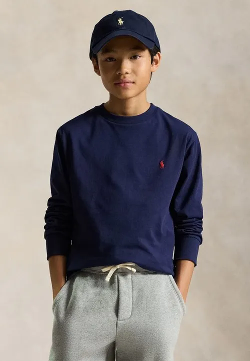 COTTON JERSEY LONG SLEEVE TEE 7-14Y - Topper langermet - cruise navy