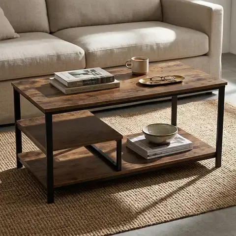 Mesa de centro Forge Café 80x50x45.5 cm