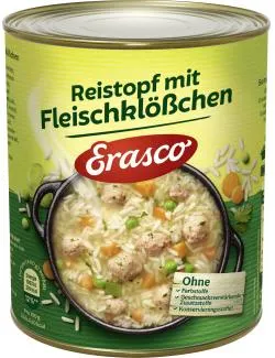 Erasco Reistopf mit Fleischklößchen