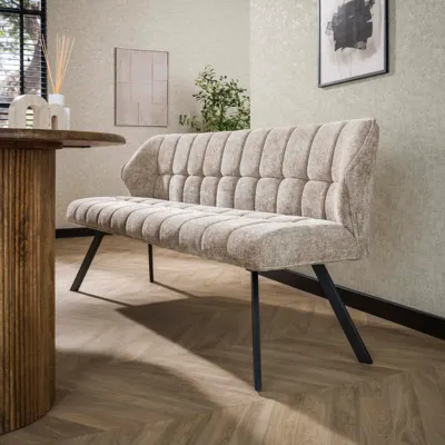 Eetkamerbank Bedford Gemêleerd Zand