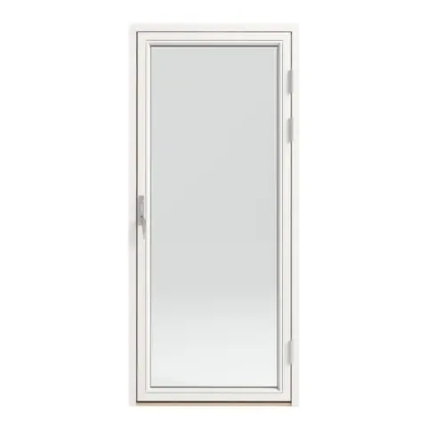 Balkongdør uten brystning u10 tre høyre 9x20 3-lags glass, u-verdi 1,02