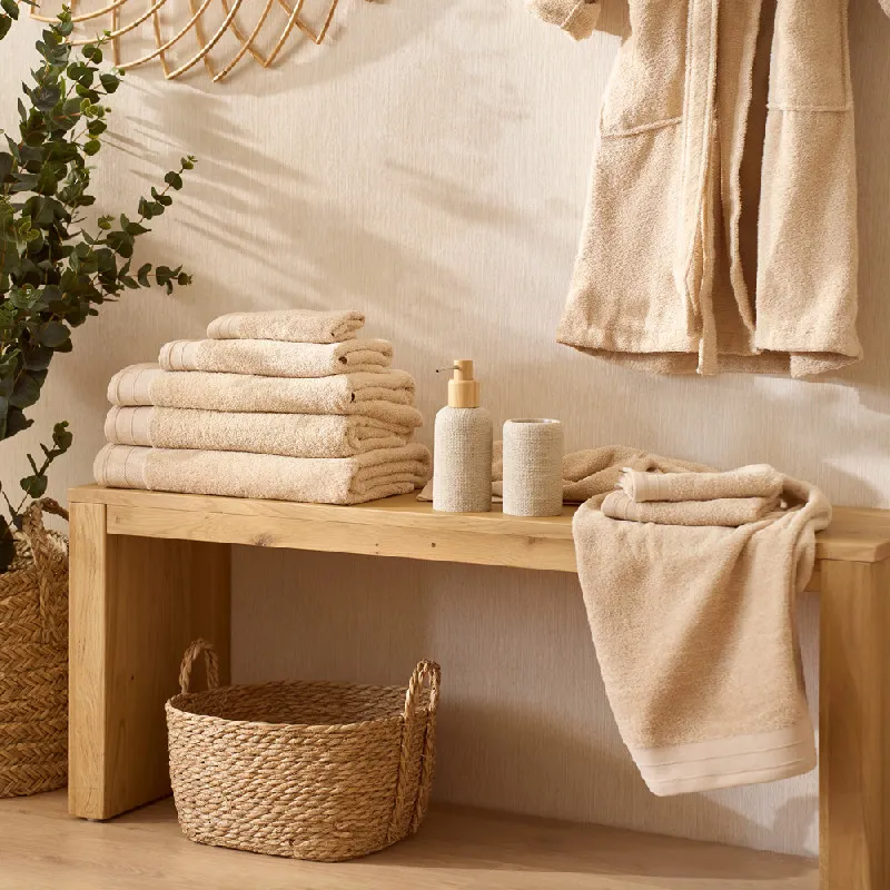 Toalla algodón cardado - Basic LMQ arena