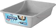 Petmate Litter Pan, Blue/Gray, Small, Ma…