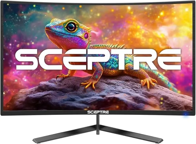 Sceptre New 24-inch Curved Gaming Monitor 1080p up to 180+Hz DisplayPort HDMI 100% sRGB, AMD FreeSync Build-in Speakers Machine Black 2026 (C248B-FWT168 Series)