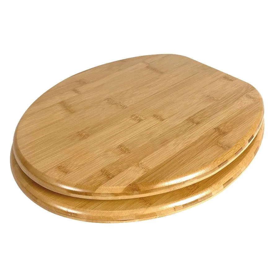 WC-Sitz aus Bambusholz