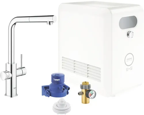 Dřezová baterie s filtrační funkcí GROHE Grohe Blue chrom 31326002