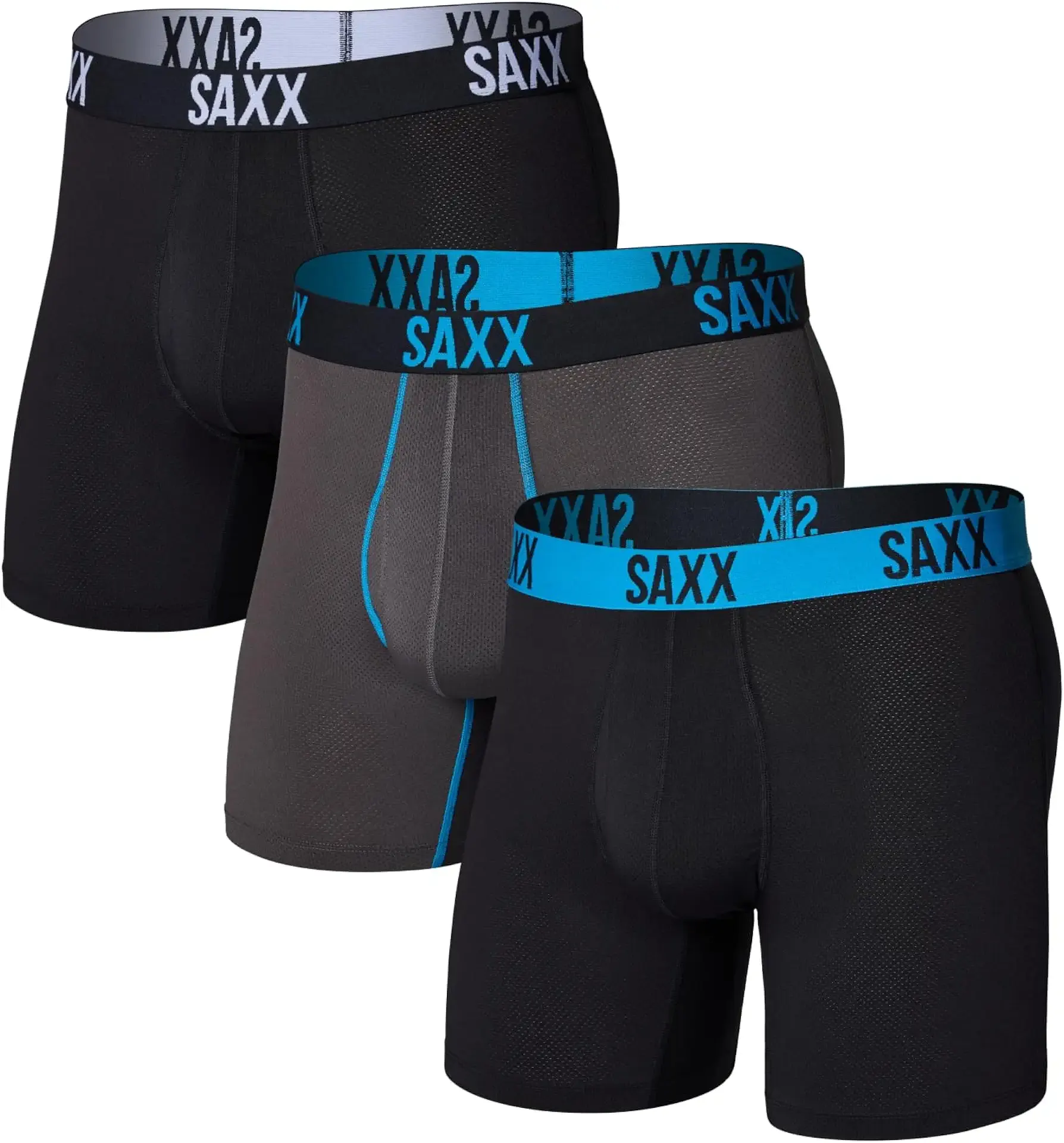 SAXX Underwear Co. Men's Core Performance Mesh Boxer Brief 3-Pack