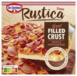 Dr. Oetker Pizza Rustica Filled Crust Triple Pepperoni