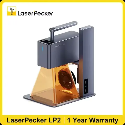 LaserPecker MINI Laser Engraver With 5W 2K Bluetooth Portable Engraving Machine for Paper Wood Leather Colored Glass LP2