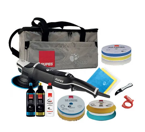 RUPES 150mm BigFoot Mark V Electric Random Orbital Polisher 21mm Orbit LHR21V LUX Kit