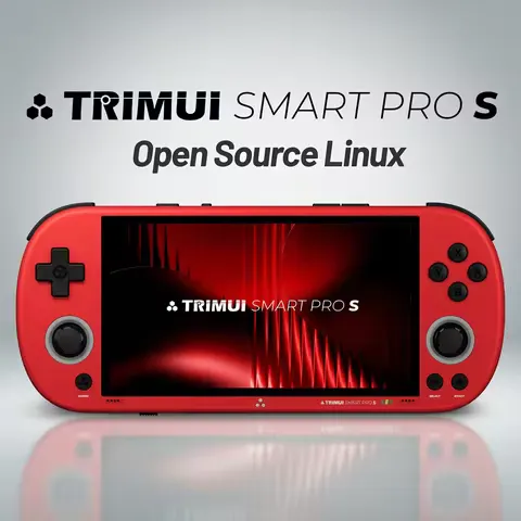 Trimui Smart Pro S TG5050 Handheld Game Console - Best for PSP Game, Octa-core 2.0GHz, 4.96" IPS Display, 5000mAh Battery