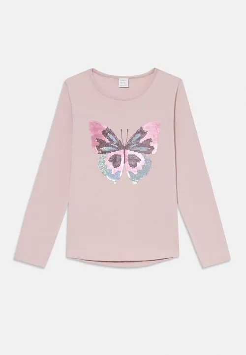 Topper langermet - light dusty lilac