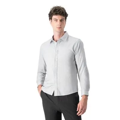 Camisa Hummo Hombre Liso Cuello Camisero