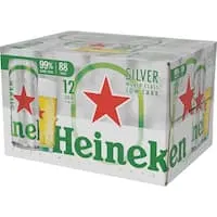 heineken silver beer low carb lager Can 12 x 330mL