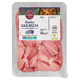 Gulasch vom Schwein 500 g