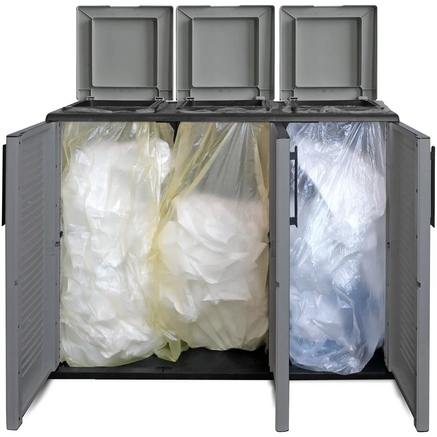 Armadio in polipropilene per raccolta differenziata Linea Easy Eco