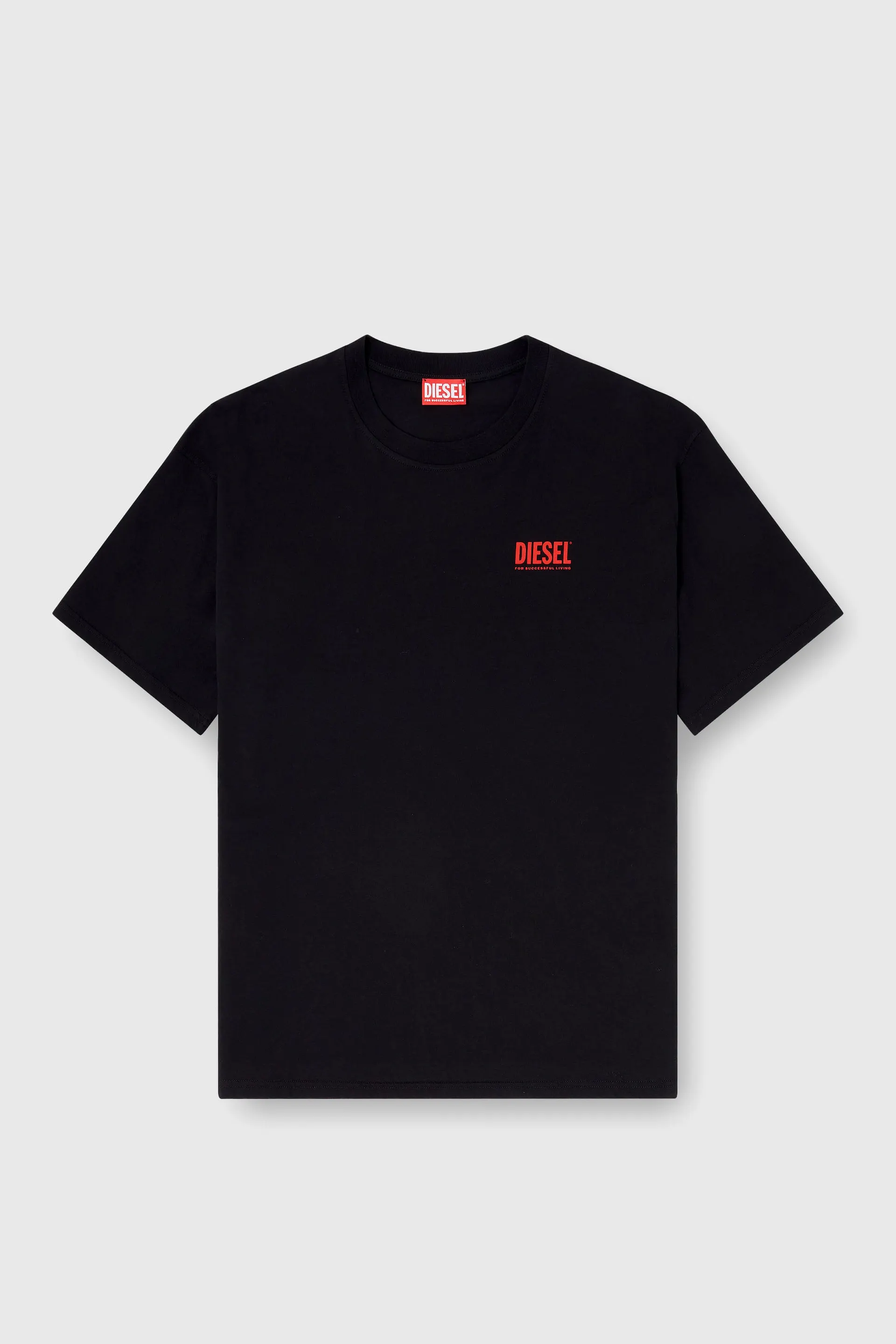 Cotton T-shirt with Diesel Biscotto print