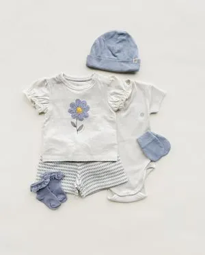 Crochet short met strepen