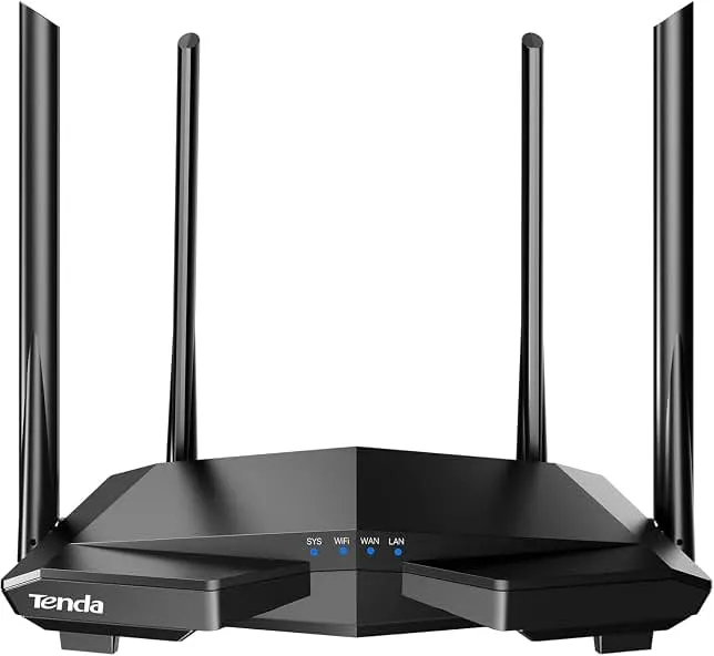 Tenda AC1200 Smart WiFi Router, High Speed Dual Band Wireless Internet Router with Smart APP, 4 x 100 Mbps Fast Ethernet Ports, Sup…