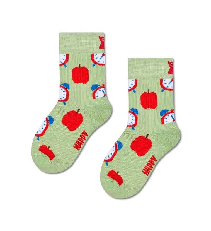 Kids Apple Clock Sock