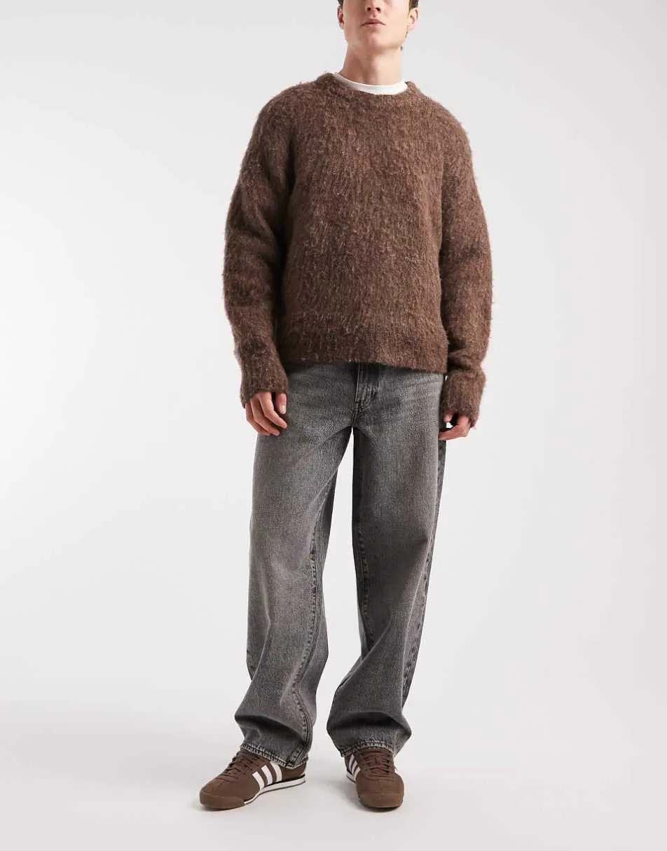 Levi's 578 baggy jeans in grey wash