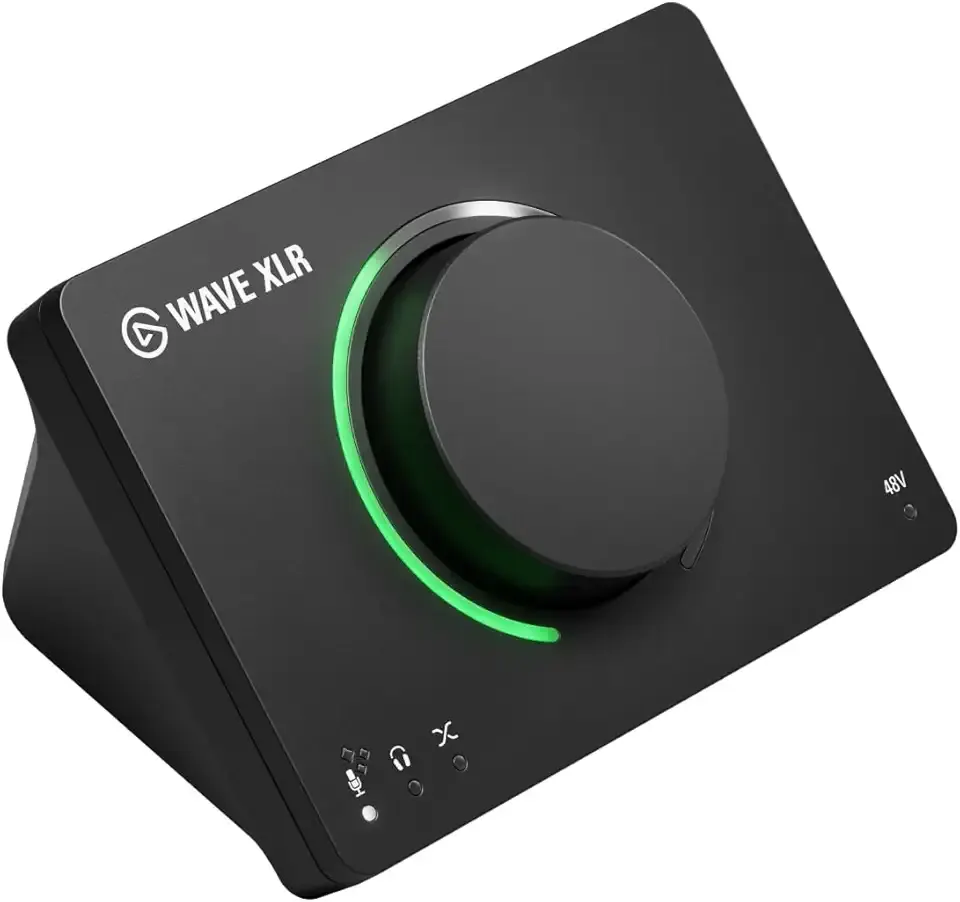 Elgato Wave XLR MK.2 – USB Audio Interface and DSP Mixer for XLR Microphones, 80dB Gain, Onboard Effects, LED Feedback, Touch Mute, Works with Stream Deck, PC & Mac