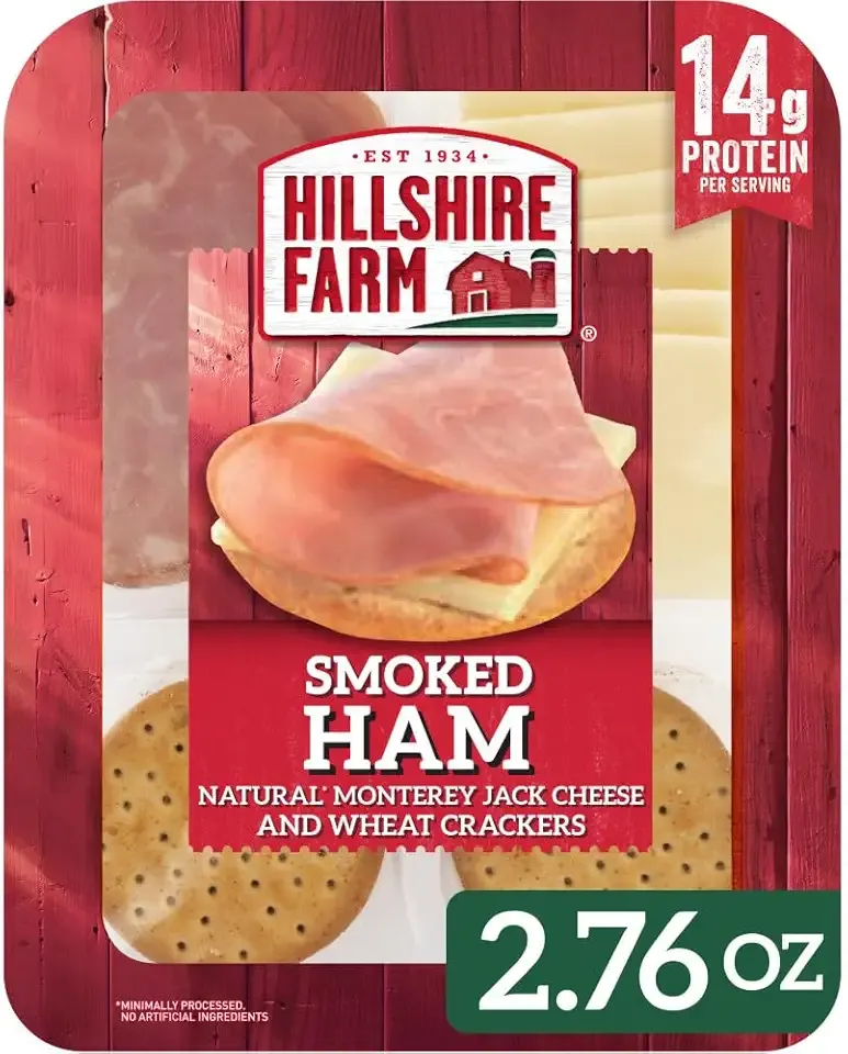 Hillshire Farm Snack Kit: Smoked Ham, Monterey Jack Cheese, Wheat Cracker, 2.76 Oz