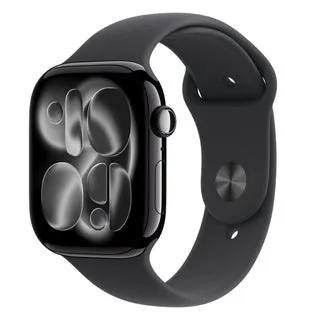 Apple Watch Series 11 (GPS + Cellular) 46mm Case with Sport Band (Size M/L), Hypertension Notifications, Sleep Score, Advanced Workout Metrics