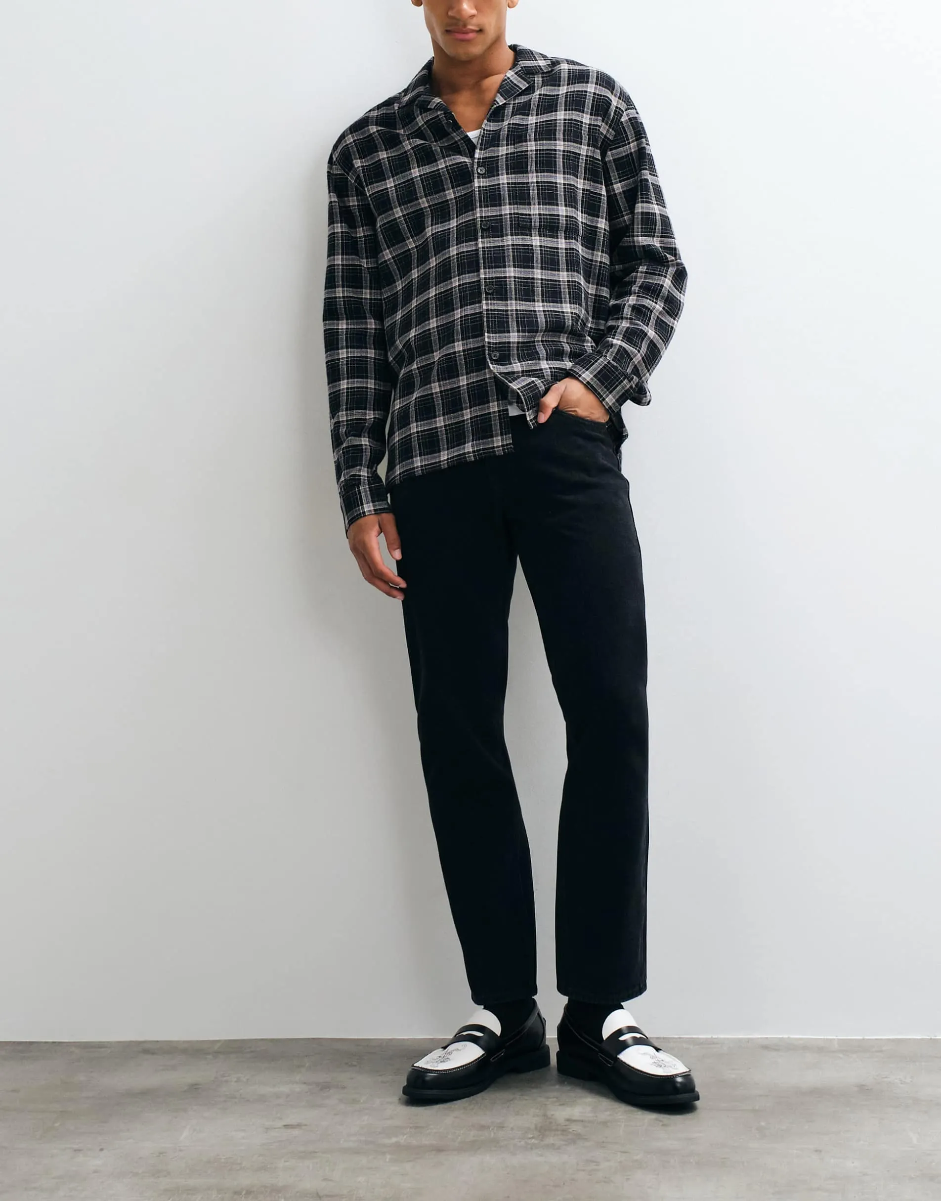 JJ Rebel Noah straight jeans in black