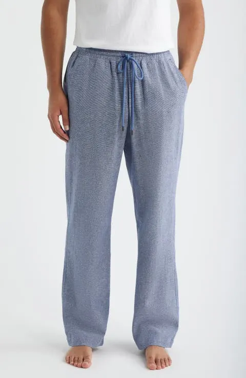 Slub Linen & Cotton Pajama Pants