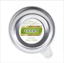 GODDESS mit Ente, Huhn für Katzen 12 x 85 g
