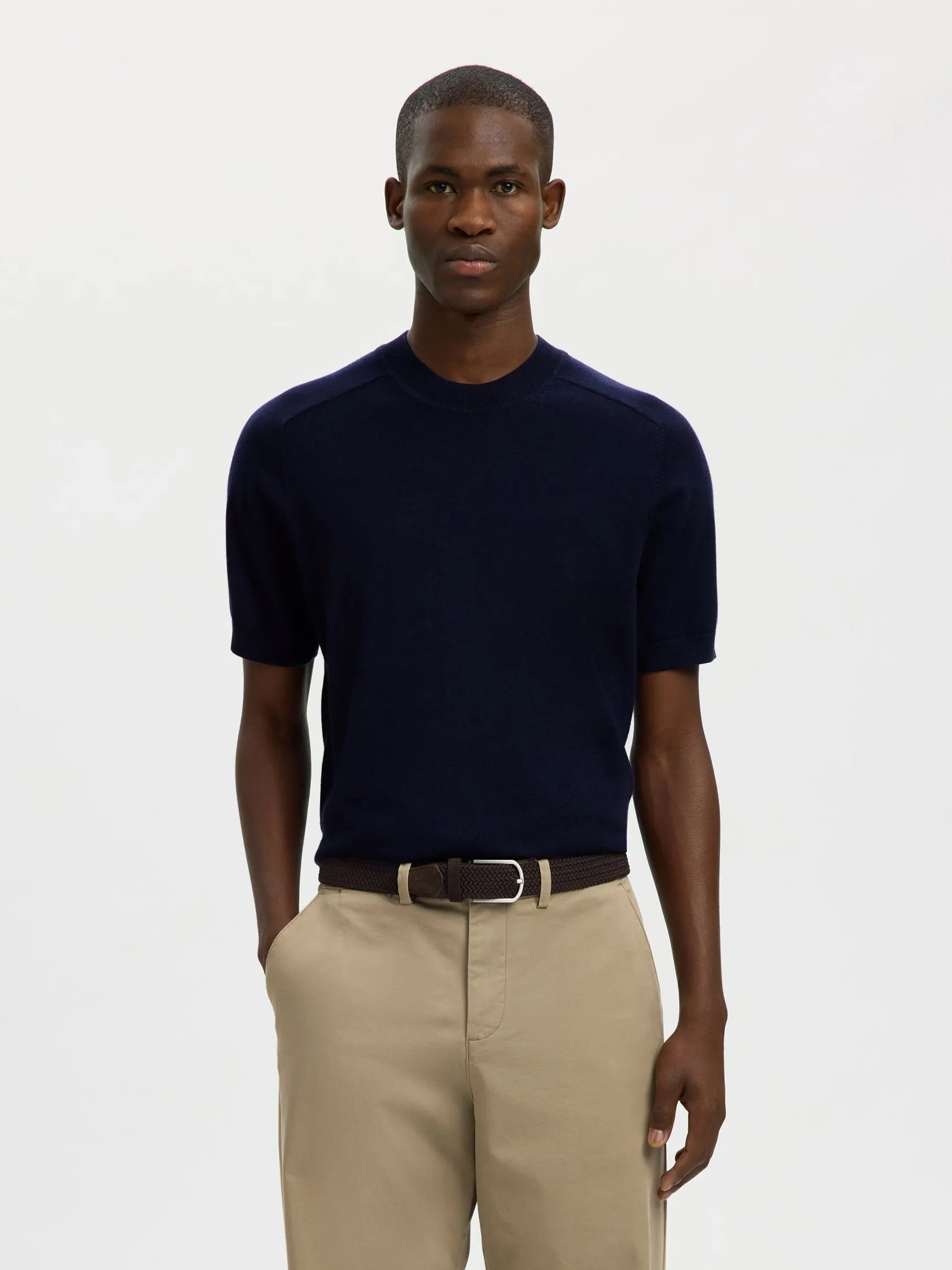 100 % MERINOULL T-SKJORTE