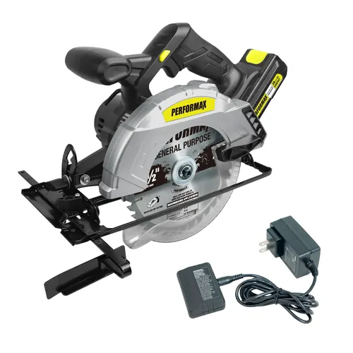 Performax® 20-Volt Cordless 6-1/2" Circular Saw Kit