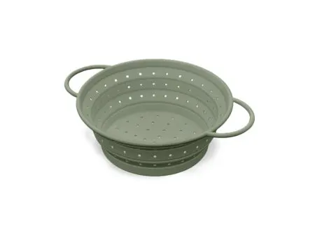 Vergiet plooibaar 33,5x26x11cm - silicone - groen