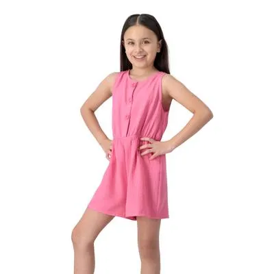 Jumpsuit Fantastic Niña Cuello Redondo Diseño Liso