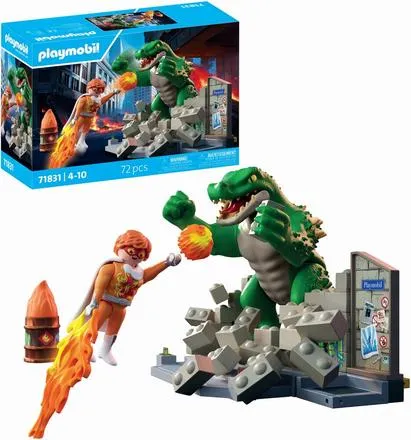 LES SUPER-HEROS CONTRE LE LEZARD GEANT - 71831