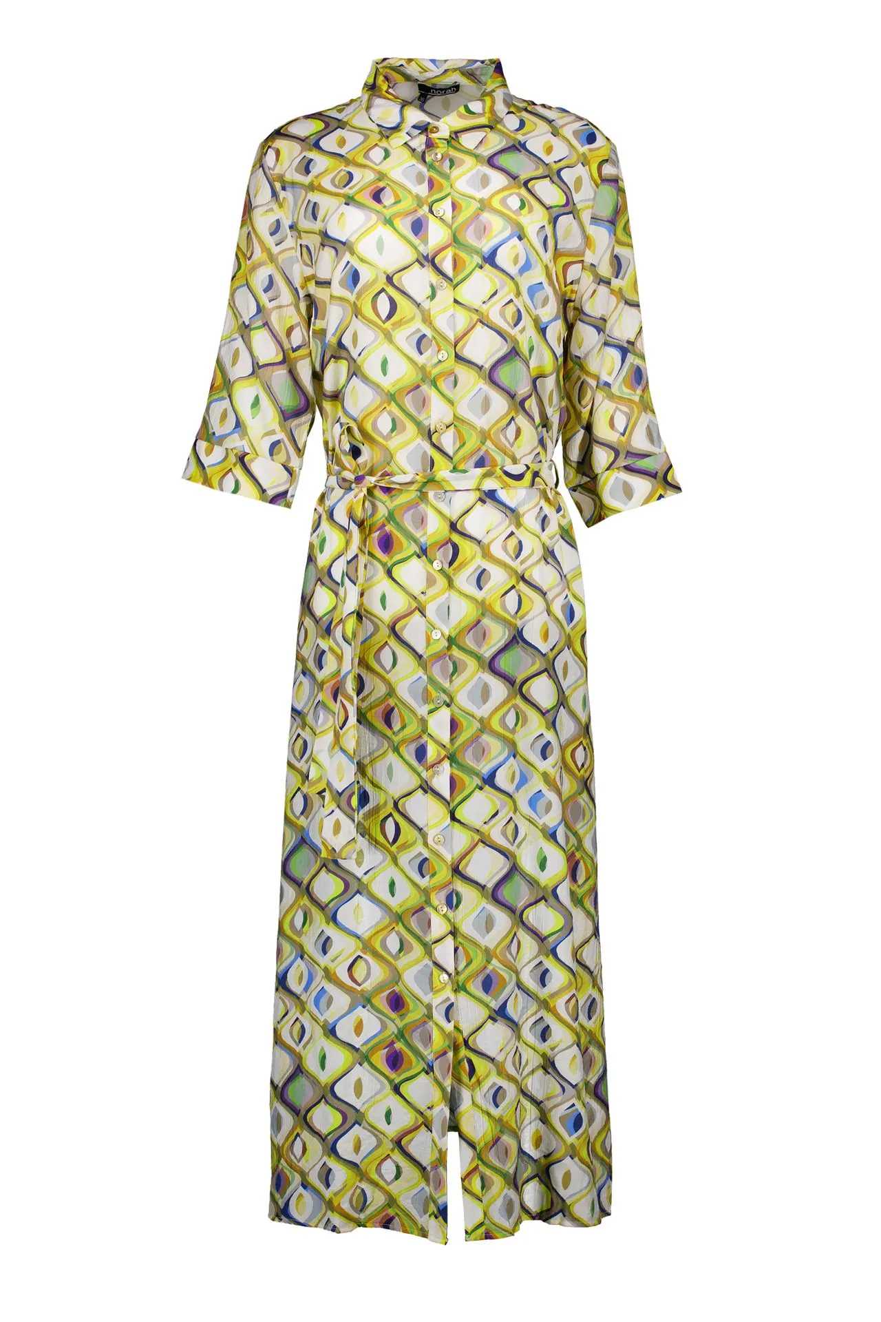 Maxi jurk met grafische print