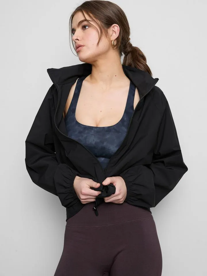 Veste de pluie légère zippée