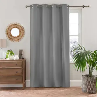 Tudo Home Aspen Microfibre Blockout Eyelet Curtain