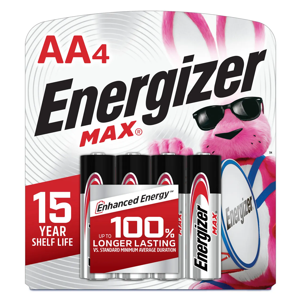 Energizer MAX AA Alkaline Batteries, 4 ct