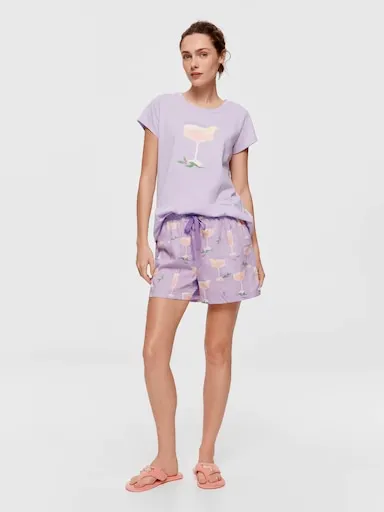 Cocktail 100% Cotton Mid Short