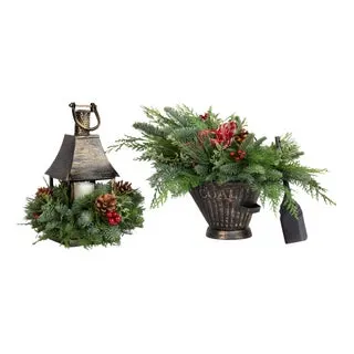 Lantern With Coal Bucket