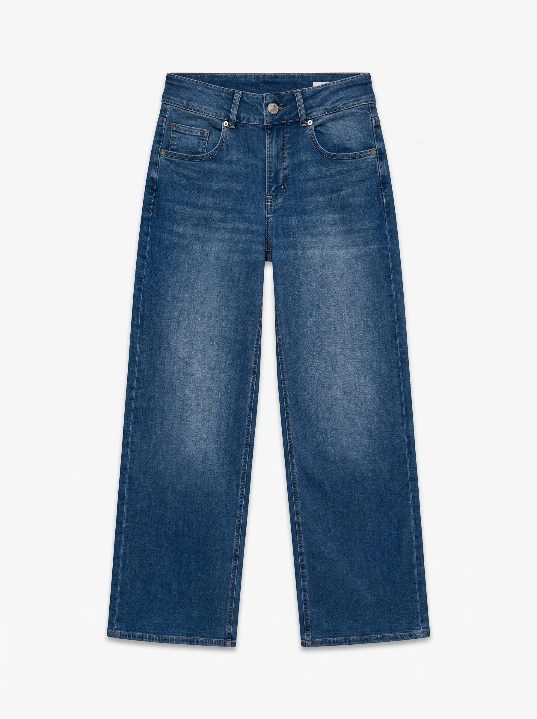 VMRIVER-STRETCH Middels høyt snitt Wide Leg Fit Jeans
