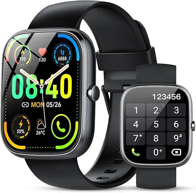 Smart Watch for Men Women (Answer/Make Calls), 1.91" HD Smartwatch with Heart Rate/Sleep Monitor, IP68 Waterproof, 115+ Sports Activity Trackers with Pedometer, Fitness Watch for Android/iPhone