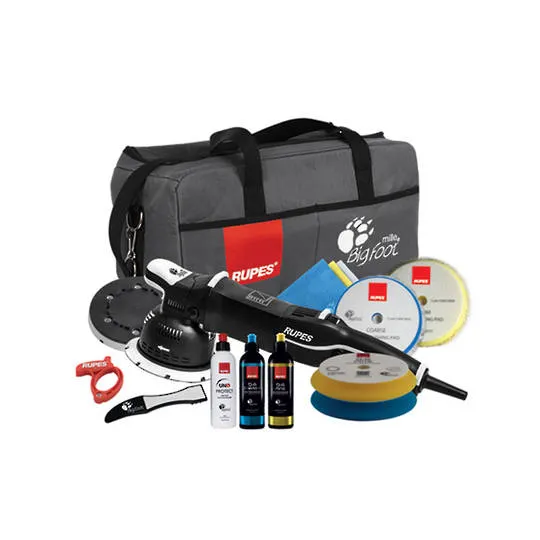 RUPES Bigfoot Mille LK900E Gear-Driven Dual Action Polisher LUX Kit