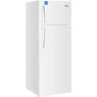 7.3 CuFt Top-Mount Refrigerator in White with Three Full-Width Door Balconies