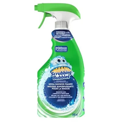 Mega Shower Foamer Disinfectant Bathroom Cleaner Trigger, Rainshower Scent