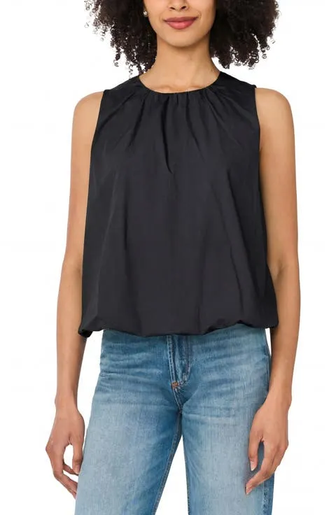 Cotton Poplin Bubble Top