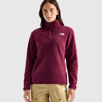 The North Face Womens Glacier Quarter Zip Fleece Jacket